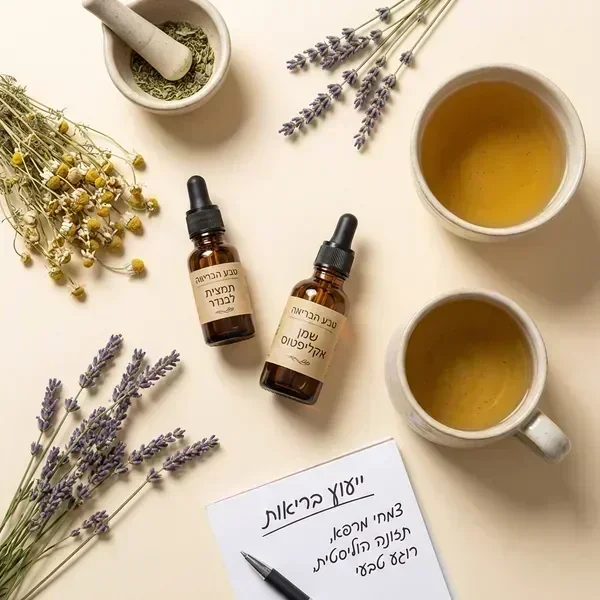 צמחי מרפא, שמנים אתריים ורישומי ייעוץ — כלי העבודה של נטורופתיה טבעית